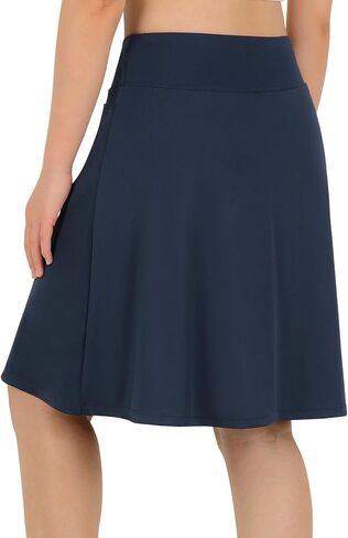 ANIVIVO Women's 20" Knee Length Skorts Golf Tennis Skirt for Women Activity Casual Skort with Pockets High Waist in Kuwait