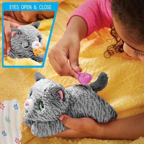 furReal Newborns Kitty Interactive Pet, Small Plush Stuffed Animal Cat with Sounds and Movement, Kids Toys for Ages 4 Up by Just Play in Saudi Arabia