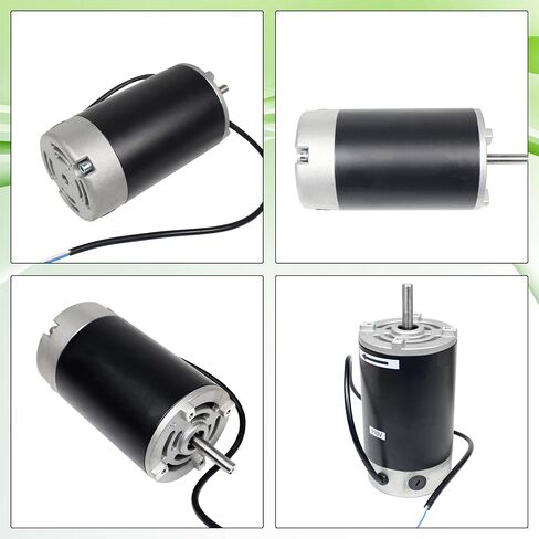 CNCTOPBAOS 750W DC Brushed Spindle Motor for 110V Mini Metal Lathe Machine | 6000 RPM, High Torque, 10mm Shaft, 93mm Dia, 73mm Hole Spacing Fits 210 Series CD210V WM210V 8"x16" Lathe Replacement Motor in Saudi Arabia