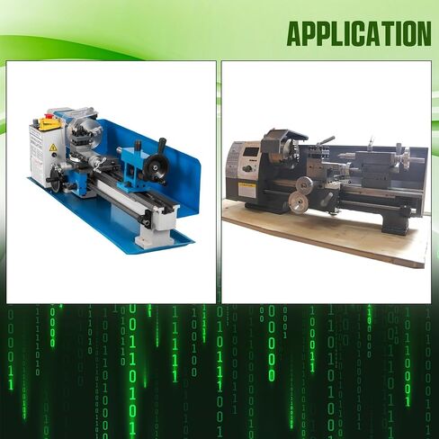 CNCTOPBAOS 750W DC Brushed Spindle Motor for 110V Mini Metal Lathe Machine | 6000 RPM, High Torque, 10mm Shaft, 93mm Dia, 73mm Hole Spacing Fits 210 Series CD210V WM210V 8"x16" Lathe Replacement Motor in Saudi Arabia