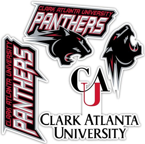 Desert Cactus Clark Atlanta University Sticker CAU Panthers Stickers Vinyl Decals Laptop Water Bottle Car Scrapbook T2 (Type 2) in Saudi Arabia