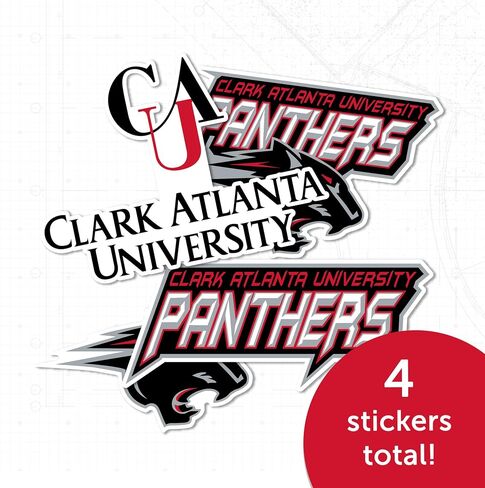 Desert Cactus Clark Atlanta University Sticker CAU Panthers Stickers Vinyl Decals Laptop Water Bottle Car Scrapbook T2 (Type 2) in Saudi Arabia