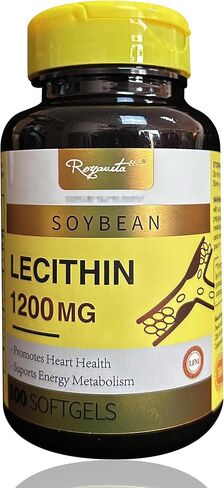 WhaazzPop Royavita Sunflower Lecithin 1200mg كبسولات هلامية تحافظ على صحة الكبد ووظيفته وتدعم استقلاب الدهون 100 كبسولة هلامية / زجاجة، جرعة 100 يوم (1) in Saudi Arabia