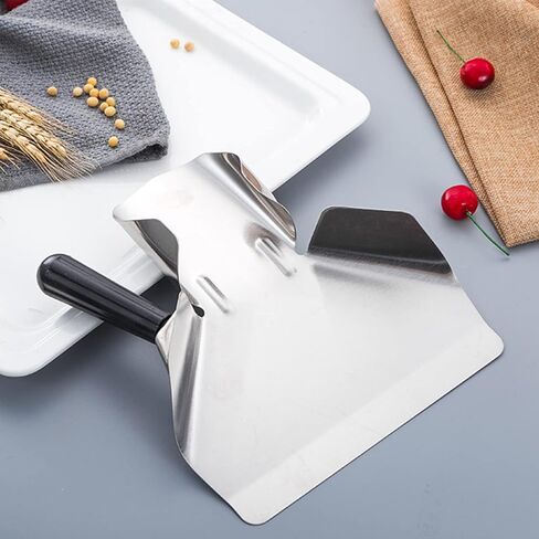 4 قطع من مغرفة الفشار وهزازات فلفل ملح معدنية، مغرفة قلي فرنسية من الفولاذ المقاوم للصدأ، مغرفة متعددة الاستخدامات، هزازات توابل للتوابل للاستخدام التجاري والمنزلي in Kuwait