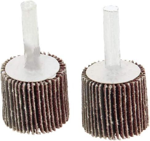 Utoolmart 30mm Flap Wheel 80 Grits 1/4-inch Shank Sanding Disc Abrasive Wheel 8 Pcs in Saudi Arabia