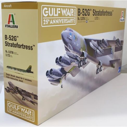 Italeri ITA1378S 1/72 B-52G Strat Fortress Toy, Grey in Saudi Arabia