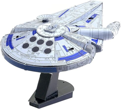 مجموعة نماذج معدنية ثلاثية الأبعاد من ICONX Star Wars Solo Lando's Millennium Falcon in Saudi Arabia