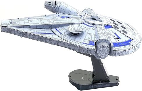 مجموعة نماذج معدنية ثلاثية الأبعاد من ICONX Star Wars Solo Lando's Millennium Falcon in Saudi Arabia