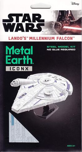 مجموعة نماذج معدنية ثلاثية الأبعاد من ICONX Star Wars Solo Lando's Millennium Falcon in Saudi Arabia