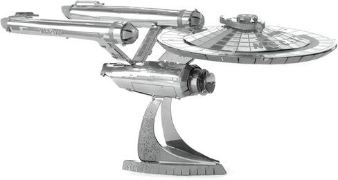 Fascinations Metal Earth 3D Metal Model Kits Star Trek Set of 2 - USS Enterprise NCC-1701D & USS Enterprise NCC-1701 in Saudi Arabia