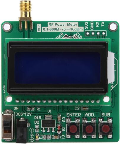 1M-8G RF Power Meter Power Attenuation Set Digital Display Strength Module Radio Frequency Power Meter in Saudi Arabia