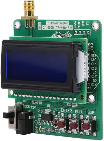 1M-8G RF Power Meter Power Attenuation Set Digital Display Strength Module Radio Frequency Power Meter in Saudi Arabia