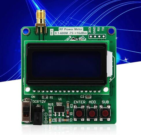 1M-8G RF Power Meter Power Attenuation Set Digital Display Strength Module Radio Frequency Power Meter in Saudi Arabia
