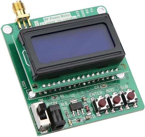 1M-8G RF Power Meter Power Attenuation Set Digital Display Strength Module Radio Frequency Power Meter in Saudi Arabia
