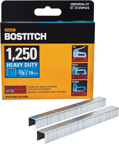 BOSTITCH Staples, Heavy Duty, 3/8 Inch, 1250 Piece (BTHT73531) in Saudi Arabia