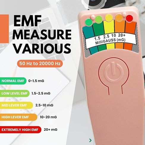 معدات صيد الشبح الوردي الجديدة المطورة EMF متر كاشف المجال المغناطيسي صندوق الروح معدات خوارق in Kuwait