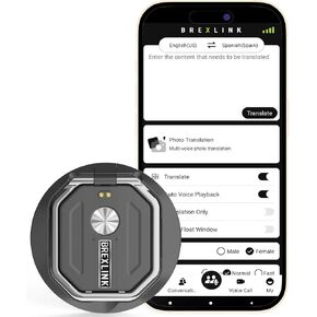 مسجل مترجم 3-in-1 AI ، جهاز مترجم لغة مع التحكم في التطبيق ، لا توجد رسوم للترجمة والنسخ الصوتي ، 140+ لغة ، ترجمة عبر الإنترنت/غير متصل/فيديو/صور للأعمال ، الدراسة ، السفر in Kuwait