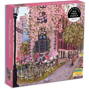 Galison Art of the Table - 500 قطعة من Joy Laforme Jigsaw Puzzle التي تتميز بأعمال فنية جميلة من التين والبنفسج في بيئة الحياة الثابتة in Saudi Arabia
