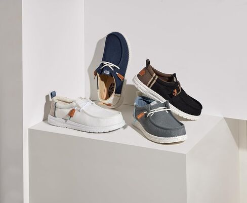 Hey Dude Men's Wally Summer Linen Loafer in Kuwait