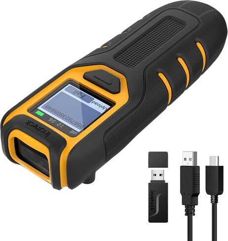 inateck barcode scanner bluetooth ، 1d 2d QR Code Scanner Kabellos 2.4Ghz ، مستحضر الباركود اللاسلكي المحمول مع الشاشة ، Handscanner مع APP و SDK ، BCST-47 in Kuwait