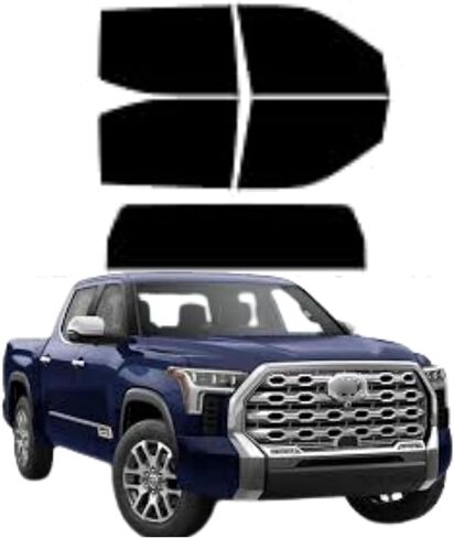 فيلم Precut Tint Kit Film Nano Carbon for Toyota Tundra 2024 جميع الجوانب و Soild Back Glass Windows Custom in Kuwait