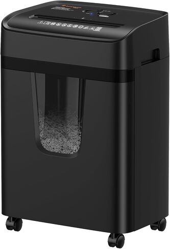 Bonsaii 12-Sheet Paper Shredder, 30 Minutes Shredders for Home Office Use, Micro-Cut Small Office Shredder with 5.5 Gallons/P-4 High Security (C282-B) in Kuwait