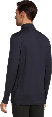 Icebreaker Men's Standard Merino 260 Tech Long Sleeve Half Zip, Black in Kuwait