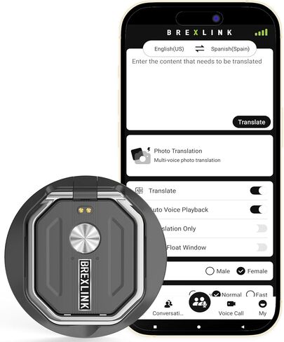 مسجل مترجم 3-in-1 AI ، جهاز مترجم لغة مع التحكم في التطبيق ، لا توجد رسوم للترجمة والنسخ الصوتي ، 140+ لغة ، ترجمة عبر الإنترنت/غير متصل/فيديو/صور للأعمال ، الدراسة ، السفر in Kuwait