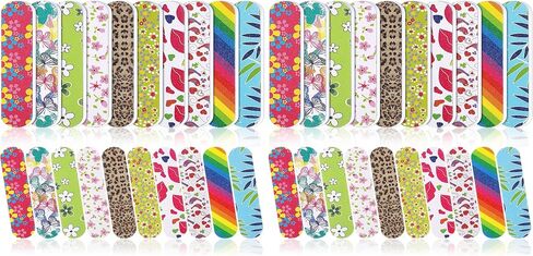 Sumind 100 Pack Nail Files Double Sided Emery Boards Manicure Tools (2.36 x 0.59 x 0.16 Inch) in Saudi Arabia