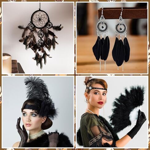 MARFOREVER 100 Pcs Natural Pheasant Feathers, 7 Styles Bulk Feathers Peacock Feathers Turkey Feathers for Crafts DIY Hat Floral Arrangements Wing Quill Wedding Home Party Decorations in Kuwait