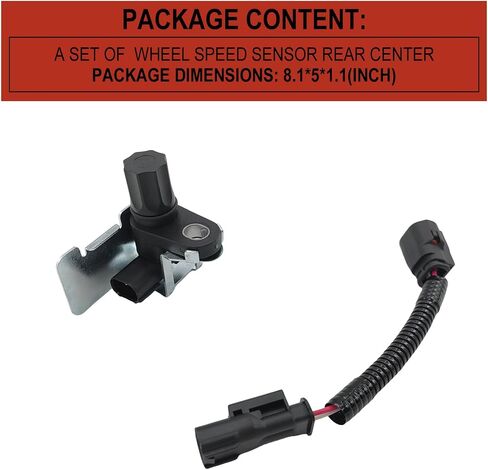 2PCS أجهزة استشعار سرعة ABS الأمامية ABS متوافقة مع شيفروليه أفالانش سيلفودورادو سوبربان GMC Sierra Yukon Cadillac Escalade 2007-2014 ، OEM 15229012 in Saudi Arabia