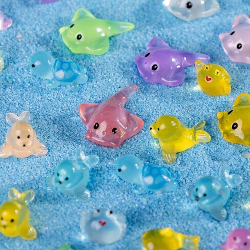 140 Pack Mini Animals Tiny Duck，Cow，Bee Figurines Bulk for Miniature Dollhouse Decor Accessories Garden Aquarium Potted Ornament Party DIY Charms Office Classroom Activity to Hide in Kuwait