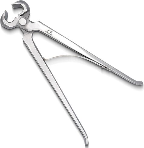10" Farrier Hoof Nipper - Chrome Vanadium Steel with Pre-Loaded Spring, Precision Hand-Aligned Blades, Ideal for Foal, Shetland, Miniature, Donkey, and Pony Hoof Trimming. in Saudi Arabia