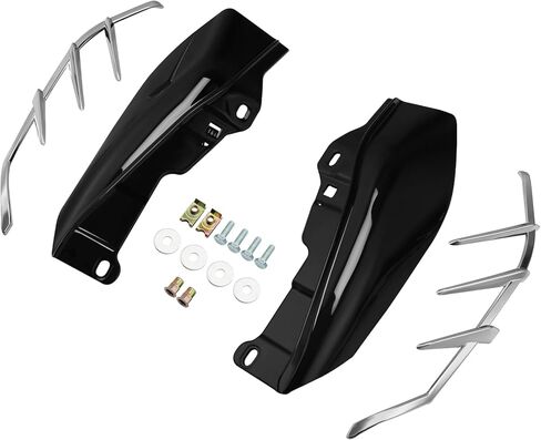 XMT-Moto Black Mid-Frame Air Deplectors for Harley Touring and Trike Models. المعدات الأصلية على flhtcu ، flhtcul ، fltru ، flhtk ، flhtkl و flhtcutg 2009-later in Kuwait