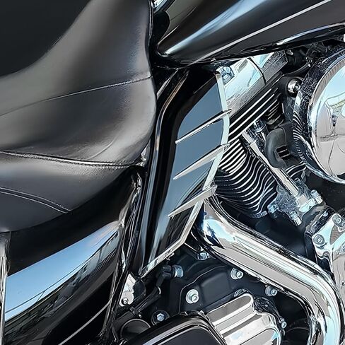 XMT-Moto Black Mid-Frame Air Deplectors for Harley Touring and Trike Models. المعدات الأصلية على flhtcu ، flhtcul ، fltru ، flhtk ، flhtkl و flhtcutg 2009-later in Kuwait