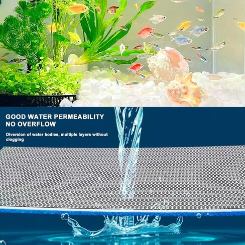 12x48Inch Aquarium Filter Media Pad, White Filter Floss for Aquarium, Pond Fish Tank Filters Freshwater or Marine Aquariums in Kuwait
