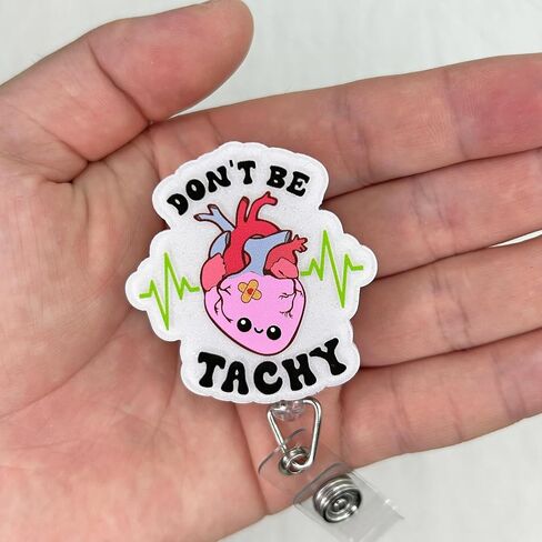 شارة الهامستر مضحك حامل بكرة قابلة للسحب للممرضة RN الطبيب الطبيب الطبي والمعلم | هدايا ممرضة لطيف معرف الحيوانات الشارة بكرة مع مقطع التمساح و 24 "سلك نايلون متين | الأكريليك in Kuwait