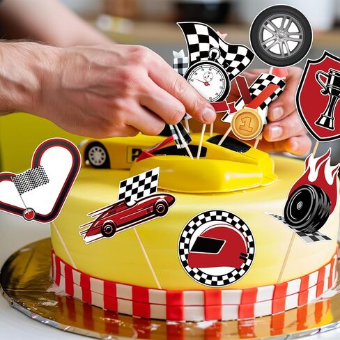 48 PCS Football Cupcake Toppers Rugby Ball Cupcake Toppers Football Touchdown Player Player Decorations for Rugby Sports Thief Party Baby Shower Party Supplies in Kuwait
