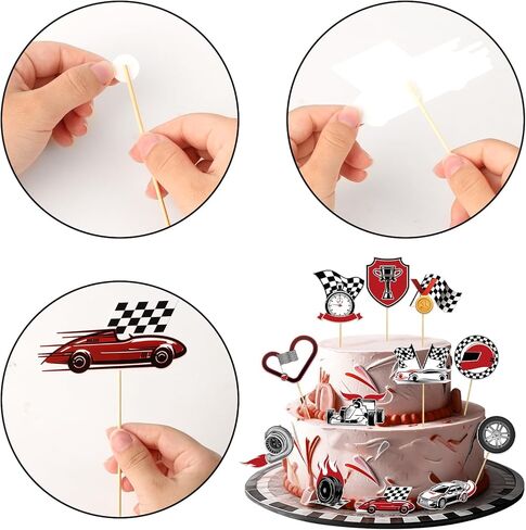 48 PCS Football Cupcake Toppers Rugby Ball Cupcake Toppers Football Touchdown Player Player Decorations for Rugby Sports Thief Party Baby Shower Party Supplies in Kuwait