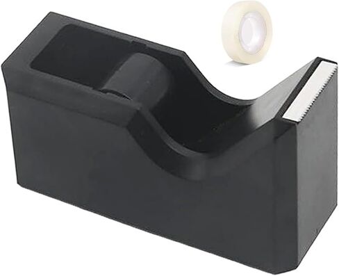 Desktop Tape Dispenser with Non-Skid Base,Colorful Heavy Duty Cute Tape Dispenser for Packaging in Office,Restaurant, Flower Shop,Cake Shop,White in Kuwait