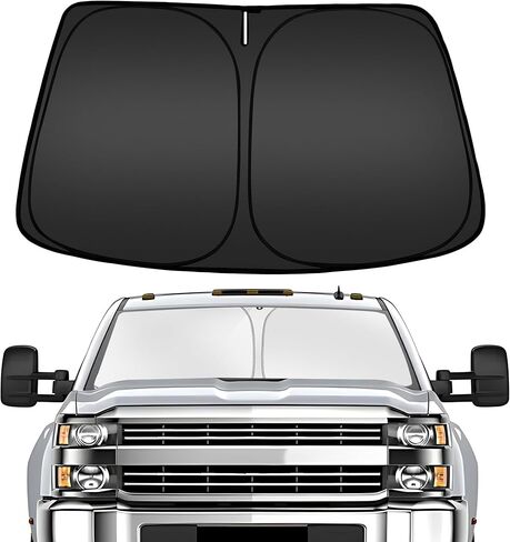 ARISMOTOR Windshield Sun Shade for Che-vr-olet Chevy Equinox 2025/Equinox EV 2024-2025, Custom Fit Foldable Front Window Sunshade Sun Visor Protector, Block UV Rays Keep Your Car Cooler in Kuwait
