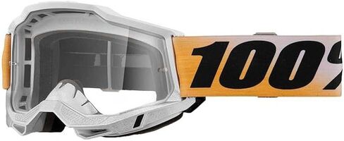 100-Percent Accuri 2 Shiv Goggles Shiv/Clear Lens OSFM White Shiv/Clear Lens in Saudi Arabia