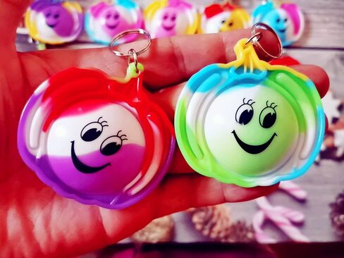 100 Packs Bulk Halloween Pumpkin Spider Ghost Bat Fidget Mini Pop for Kids Party Favors and Classroom Students Gift in Saudi Arabia