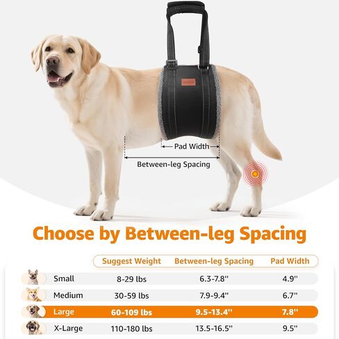 LOOBANI Adjustable Dog Sling for Large Dogs Hind Leg Support ACL Recovery in Saudi Arabia