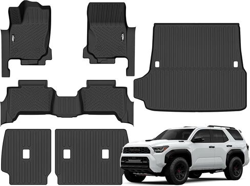 Floor Mats & Trunk Mat for 2025 Toyota Camry All Weather TPE Protection Floor Liners Full Set with Cargo Liner for 2025 Toyota Camry Accessories in Saudi Arabia