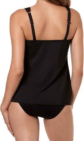 Miraclesuit Women's 6533014 Solid Plunge Tankini Swim Top in Saudi Arabia