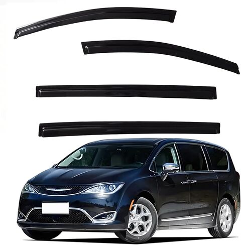 Window Visors Rain Guards fits 2024-2025 Hyundai Kona, Out-Channel Window Wind Deflectors Vent Shades Accessories, Dark Smoke 4 Pcs in Kuwait