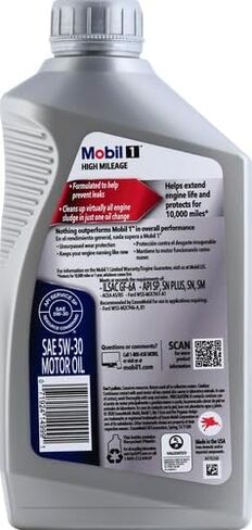 زيت محرك موبيل 1 طويل الأداء وعالي الأداء 0W-20، 1 كوارت (6 عبوات) in Saudi Arabia