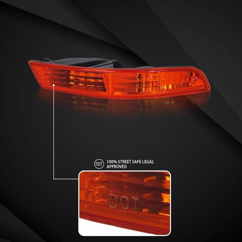 AutoZensation متوافق مع Acura Integra 1994-1997 ، Lack Housing Clear Clear Mosts ، L+R Assembly Assembly in Kuwait