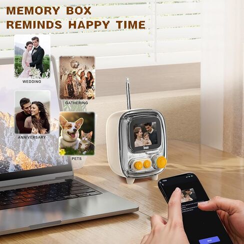 Divoom Tiivoo-2 Pixel Art Mini TV Retro Portable Radio FM مع هوائي قابل للتعديل، آلة ضوضاء بيضاء، مكبر صوت بلوتوث 5.0 عتيق، يدعم بطاقة TF، USB، مكبر صوت صغير للخارج، التخييم، أخضر (وردي) in Kuwait
